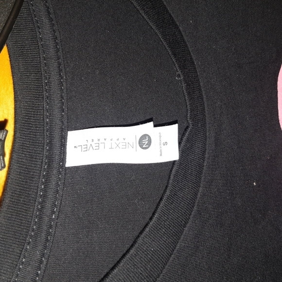 Nwot Next Level Black Tee 178 - Picture 3 of 7